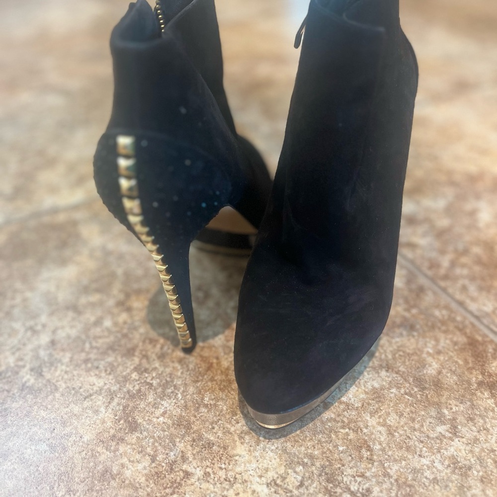 Vince Camuto Studded Heel Booty